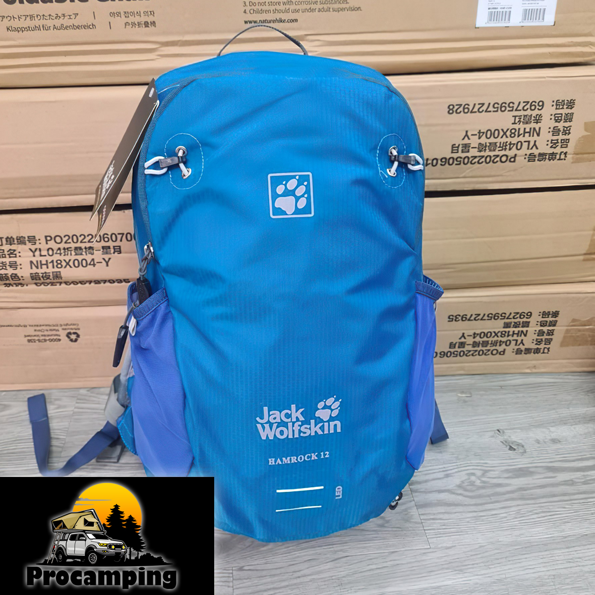 Balo Cắm Trại Leo Núi Jackwolfskin Hamrock 12L