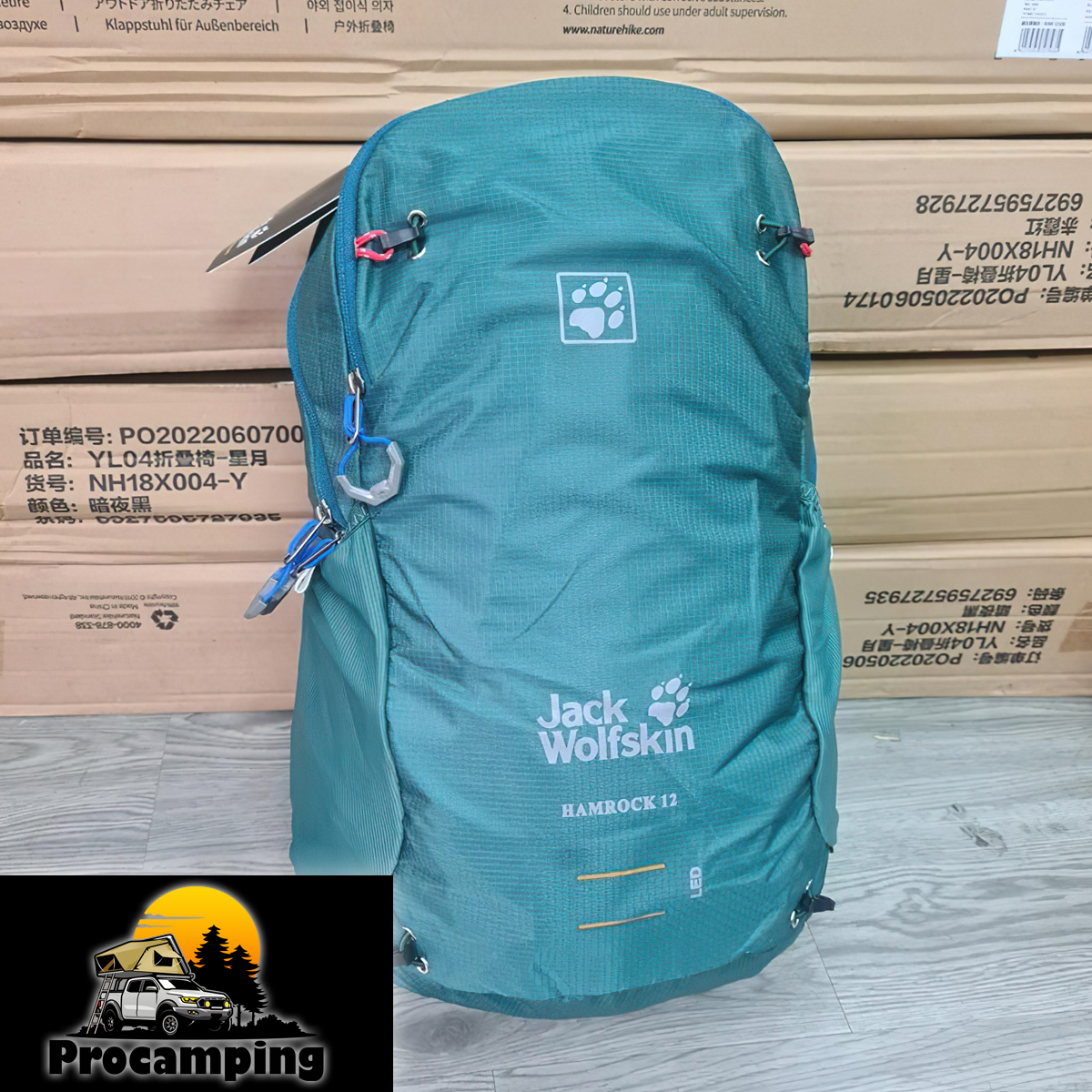 Balo Cắm Trại Leo Núi Jackwolfskin Hamrock 12L