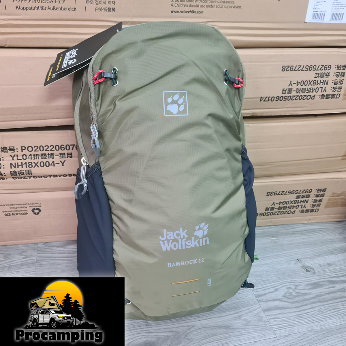 Balo Cắm Trại Leo Núi Jackwolfskin Hamrock 12L