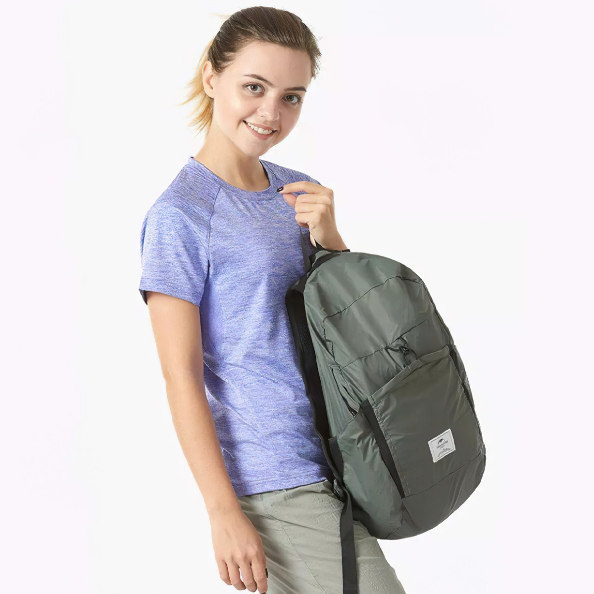 Naturehike NH17A017-B Balo Cắm Trại Xếp Gọn Siêu Nhẹ 22L