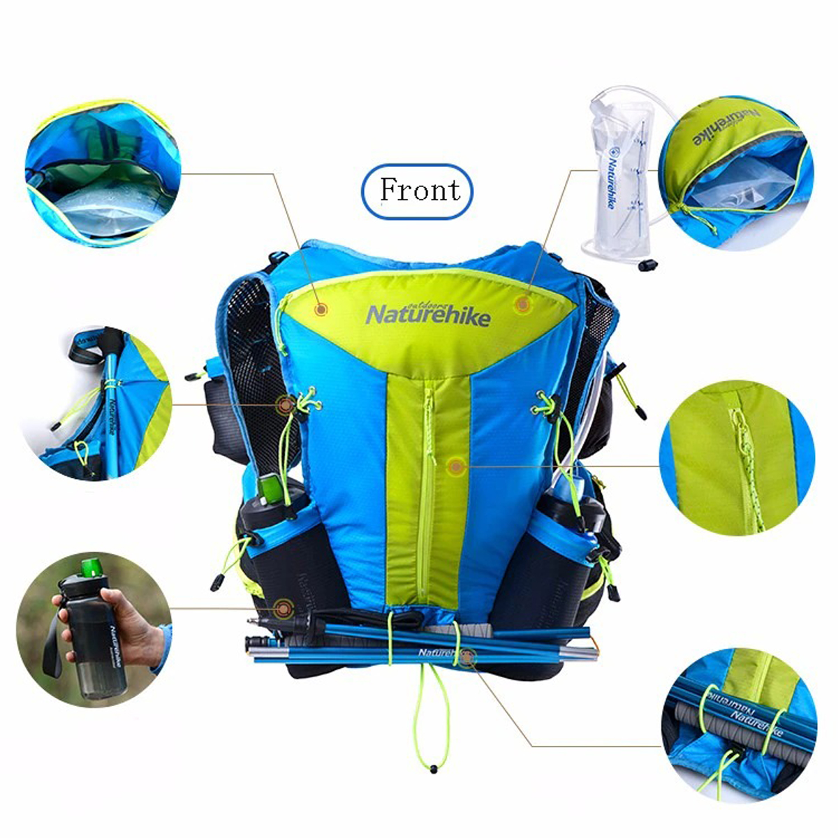 Balo Chạy Bộ - Du Lịch Running Camping 12L