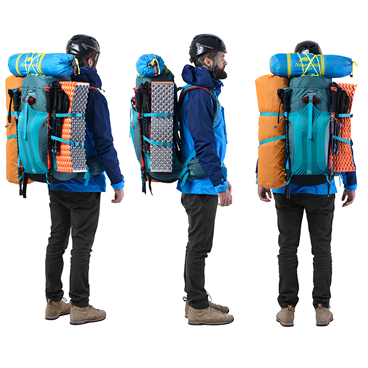 Naturehike Balo Cắm Trại - Du Lịch 65L Cao Cấp