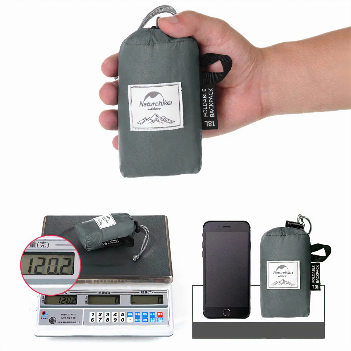 NatureHike Balo Cắm Trại - Du Lịch Chống Nước Nhỏ Gọn 18L