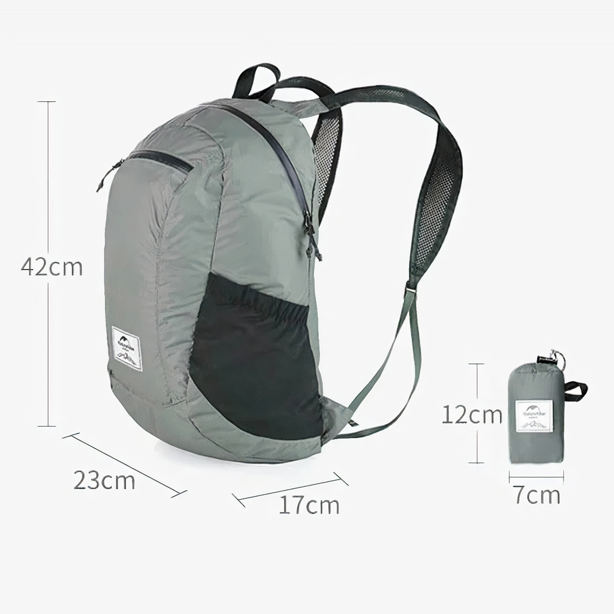 NatureHike Balo Cắm Trại - Du Lịch Chống Nước Nhỏ Gọn 18L