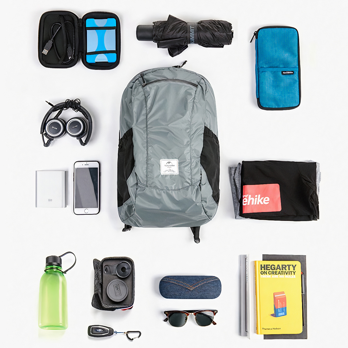 NatureHike Balo Cắm Trại - Du Lịch Chống Nước Nhỏ Gọn 18L