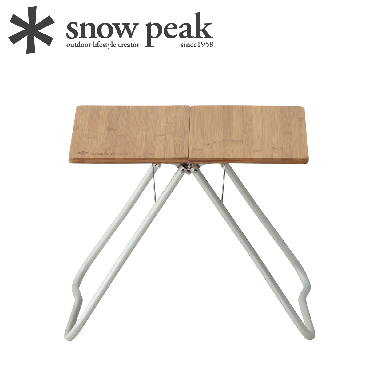 Bàn Cắm Trại Du Lịch Snowpeak My Table Bamboo