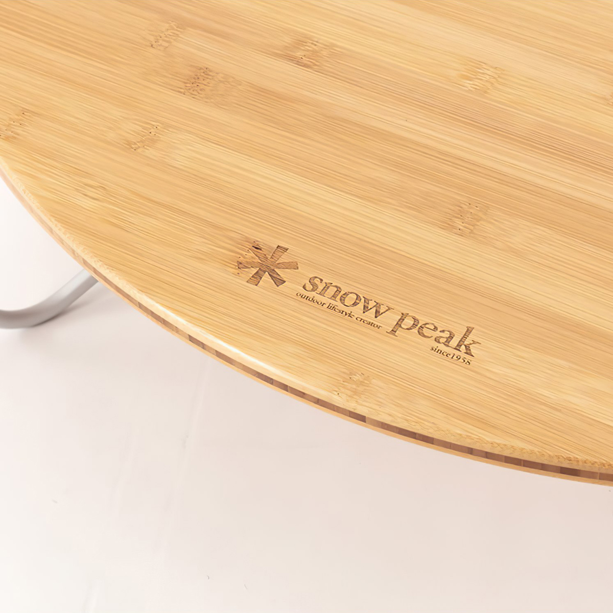 Bàn Cắm Trại Du Lịch Snowpeak One Action Chabudai Bamboo size M