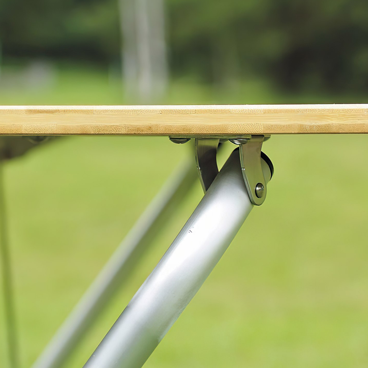 Bàn Cắm Trại Du Lịch Snowpeak One Action Table Long Bamboo