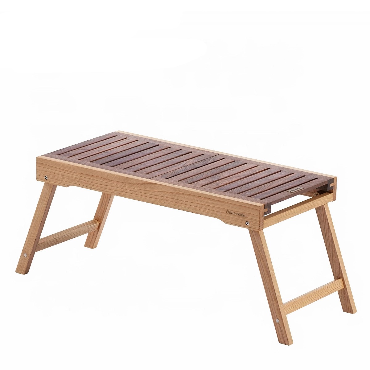 NatureHike Bàn Gỗ Cắm Trại Gấp Gọn Ray Trượt
