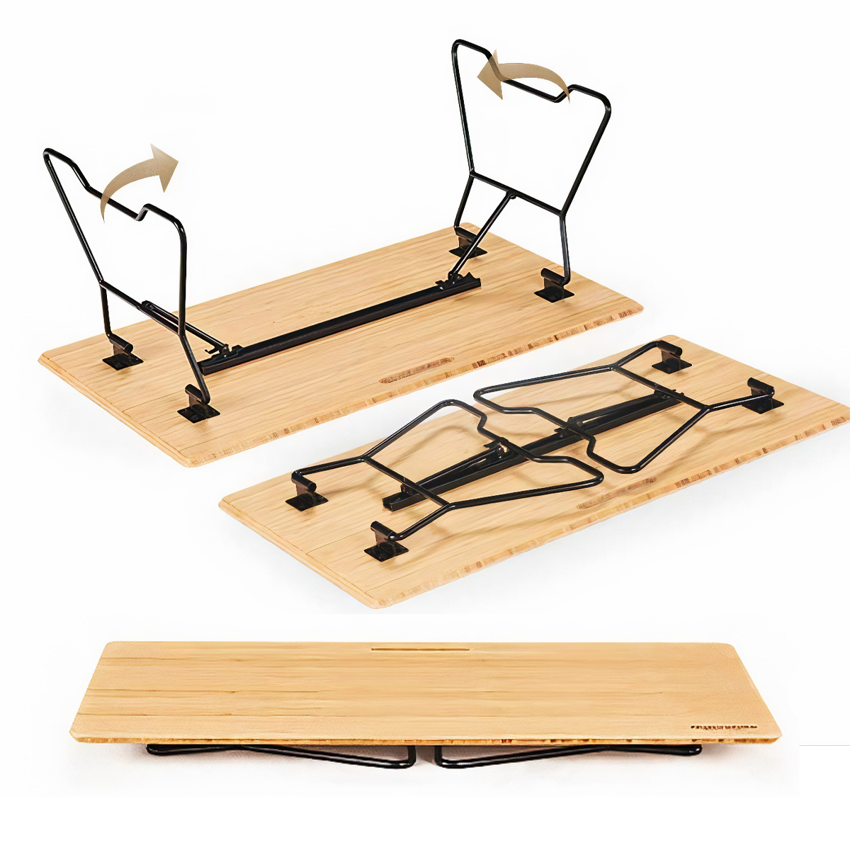 NatureHike NH22JU011 Bàn Cắm Trại Gấp Gọn Gỗ Tre Tiện Lợi