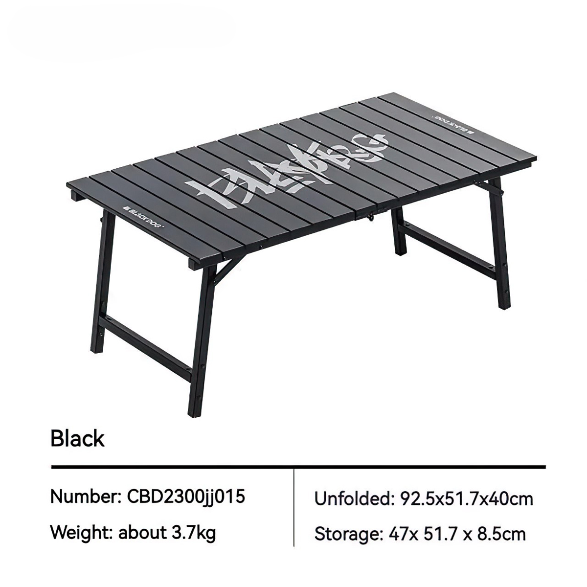 Blackdog Bàn Gấp Hợp Kim Nhôm Đa Năng Cắm Trại