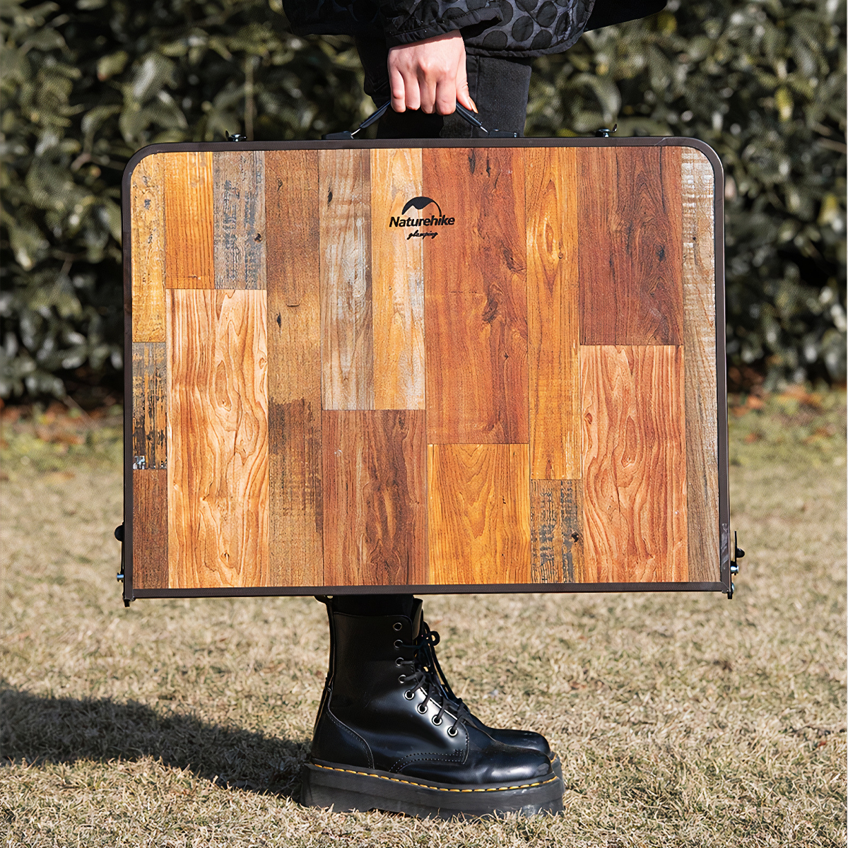 NatureHike NH20JJ028 Bàn Gỗ Ép Vintage Có Thể Điều Chỉnh Được Độ Cao