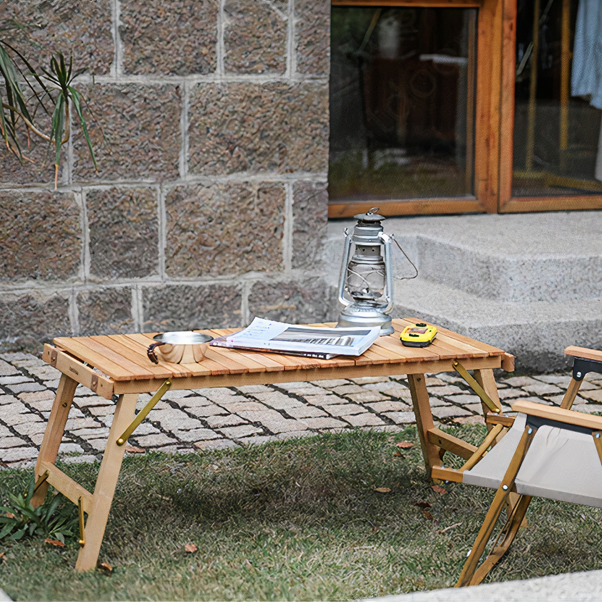 Naturehike Bàn Gỗ Dã Ngoại Gấp Gọn Mang Theo Dễ Dàng