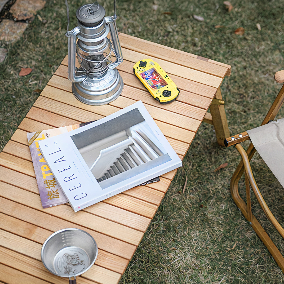 Naturehike Bàn Gỗ Dã Ngoại Gấp Gọn Mang Theo Dễ Dàng