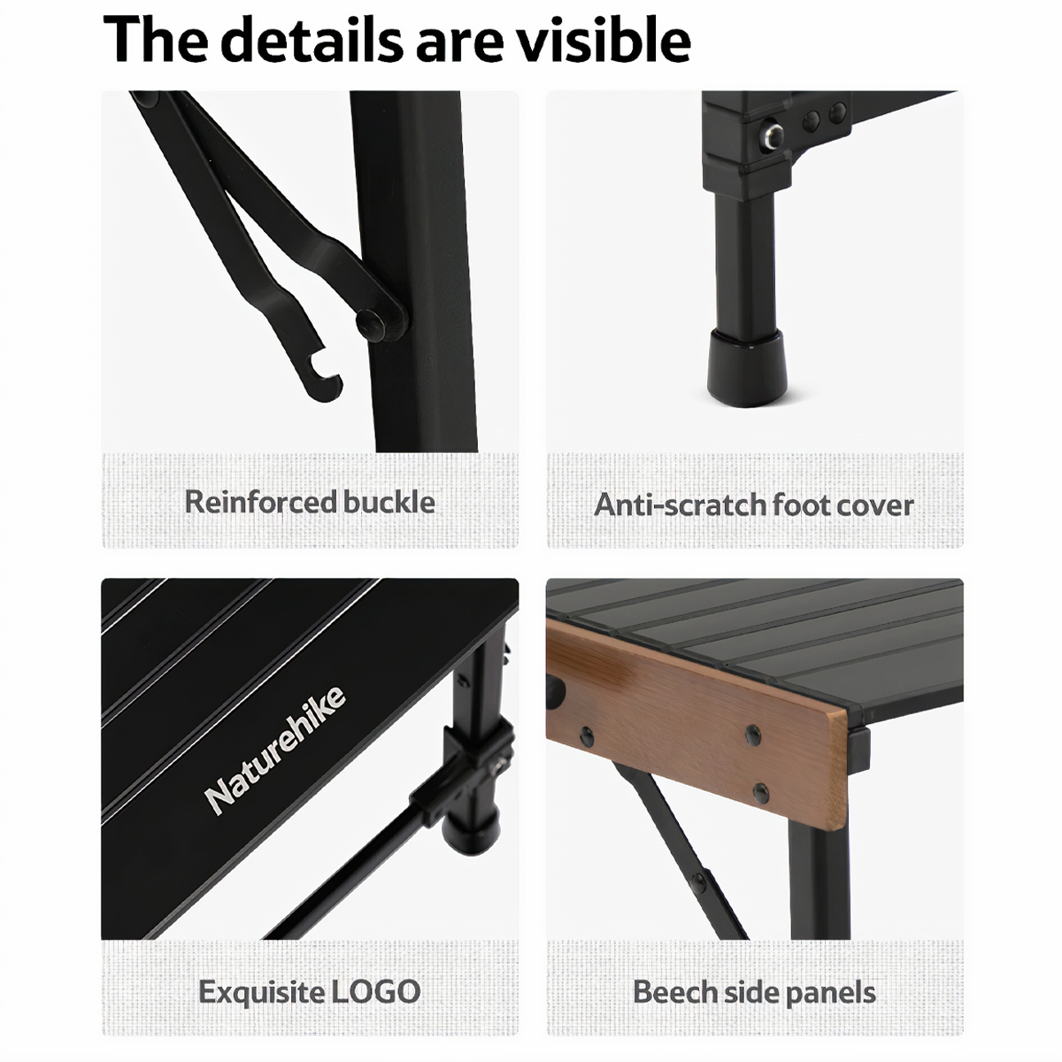 NaturehikeBàn Dã Ngoại Hợp Kim Nhôm Đa Năng  Glamping