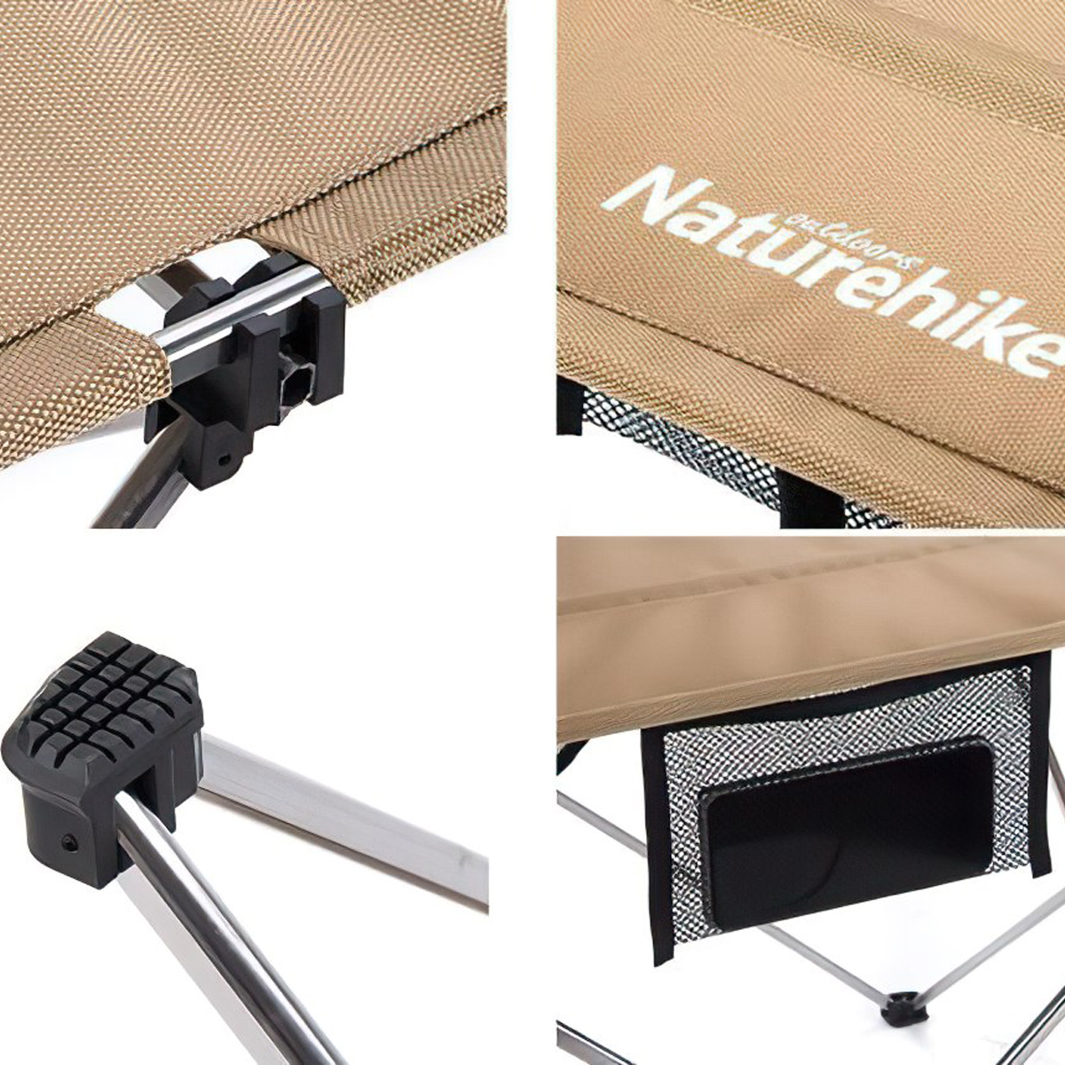 Naturehike NH20JJ020 Bàn Khung Nhôm Mặt Vải Gấp Gọn Siêu Nhẹ Dã Ngoại