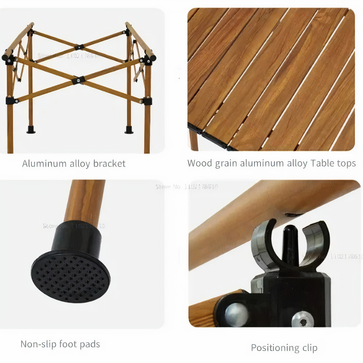 NatureHike Bàn Nhôm Cắm Trại Gấp Gọn Tiện Lợi