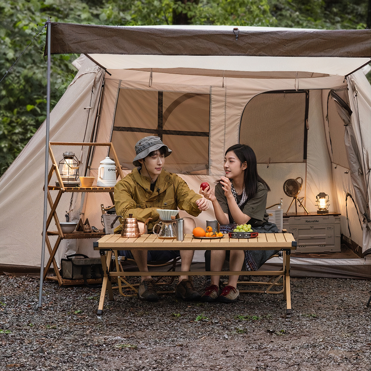 Naturehike Bàn Nhôm Cuộn Cắm Trại Dã Ngoại