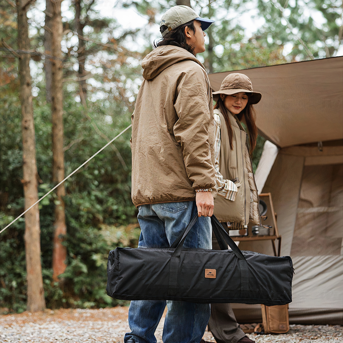 Naturehike CNH22JU043 Bàn Nhôm Cuộn Trứng Cắm Trại