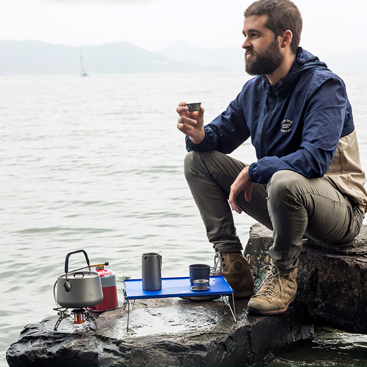 Naturehike NH17Z001-L Bàn Nhôm Mini Cắm Trại Gấp Gọn Aluminum Alloy Folding Table