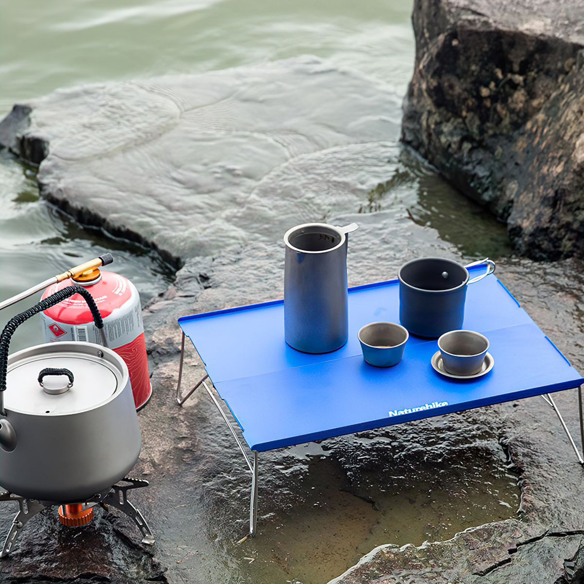 Naturehike NH17Z001-L Bàn Nhôm Mini Cắm Trại Gấp Gọn Aluminum Alloy Folding Table