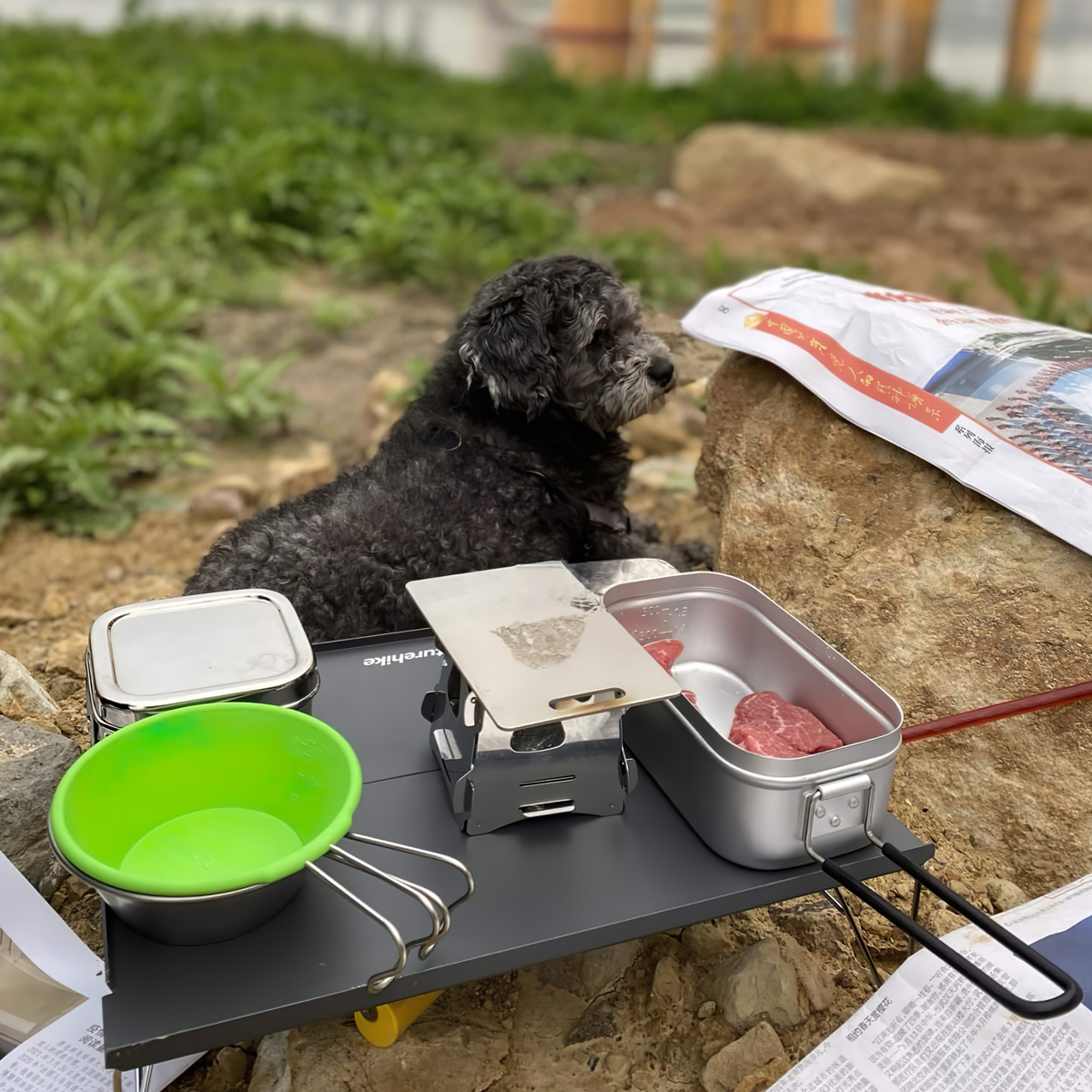 Naturehike NH17Z001-L Bàn Nhôm Mini Cắm Trại Gấp Gọn Aluminum Alloy Folding Table