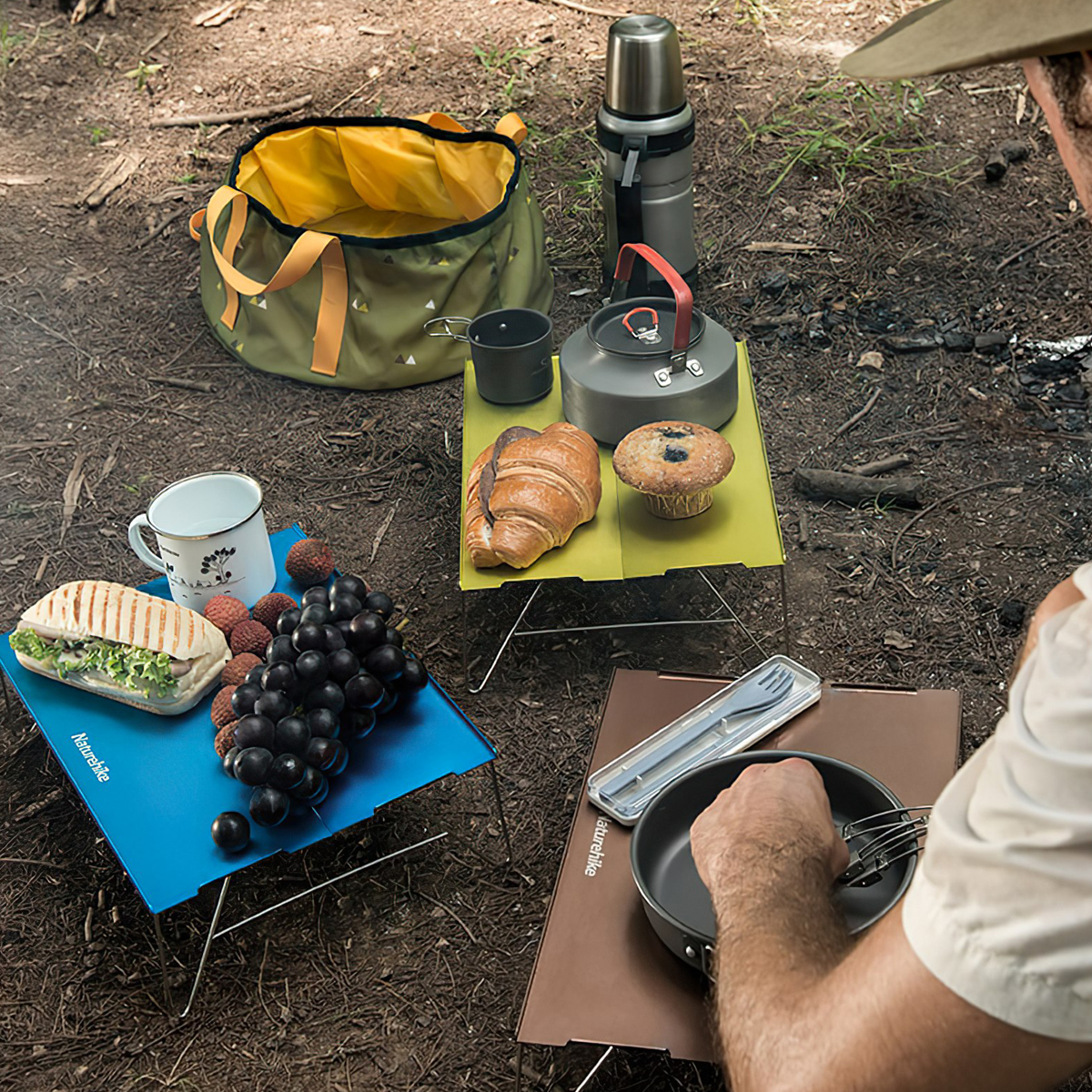 Naturehike NH17Z001-L Bàn Nhôm Mini Cắm Trại Gấp Gọn Aluminum Alloy Folding Table