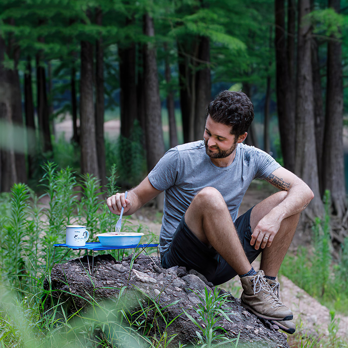 Naturehike NH17Z001-L Bàn Nhôm Mini Cắm Trại Gấp Gọn Aluminum Alloy Folding Table