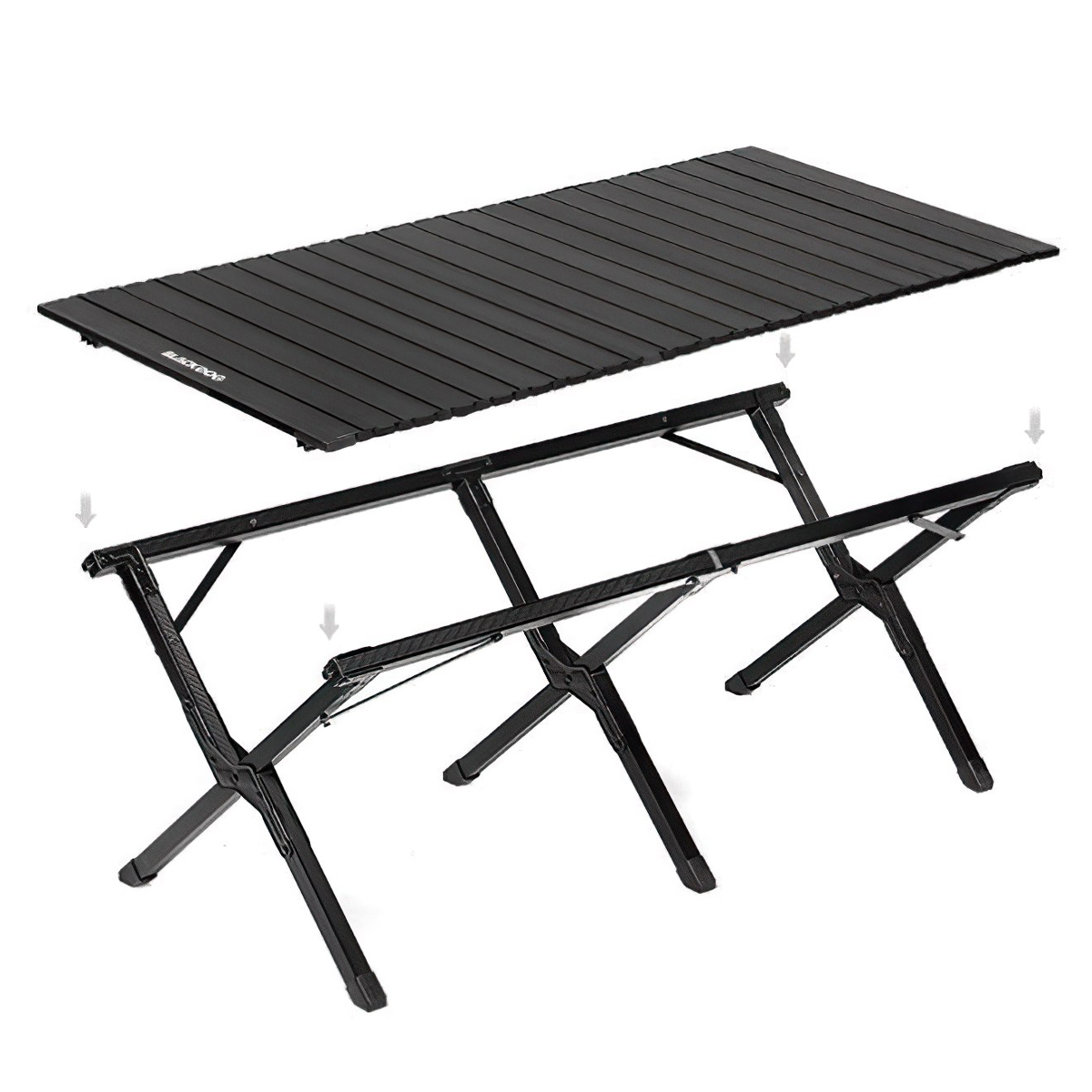 Bàn Nhôm Xếp Gọn Cắm Trại Blackdog Aluminum Alloy Egg Roll Table