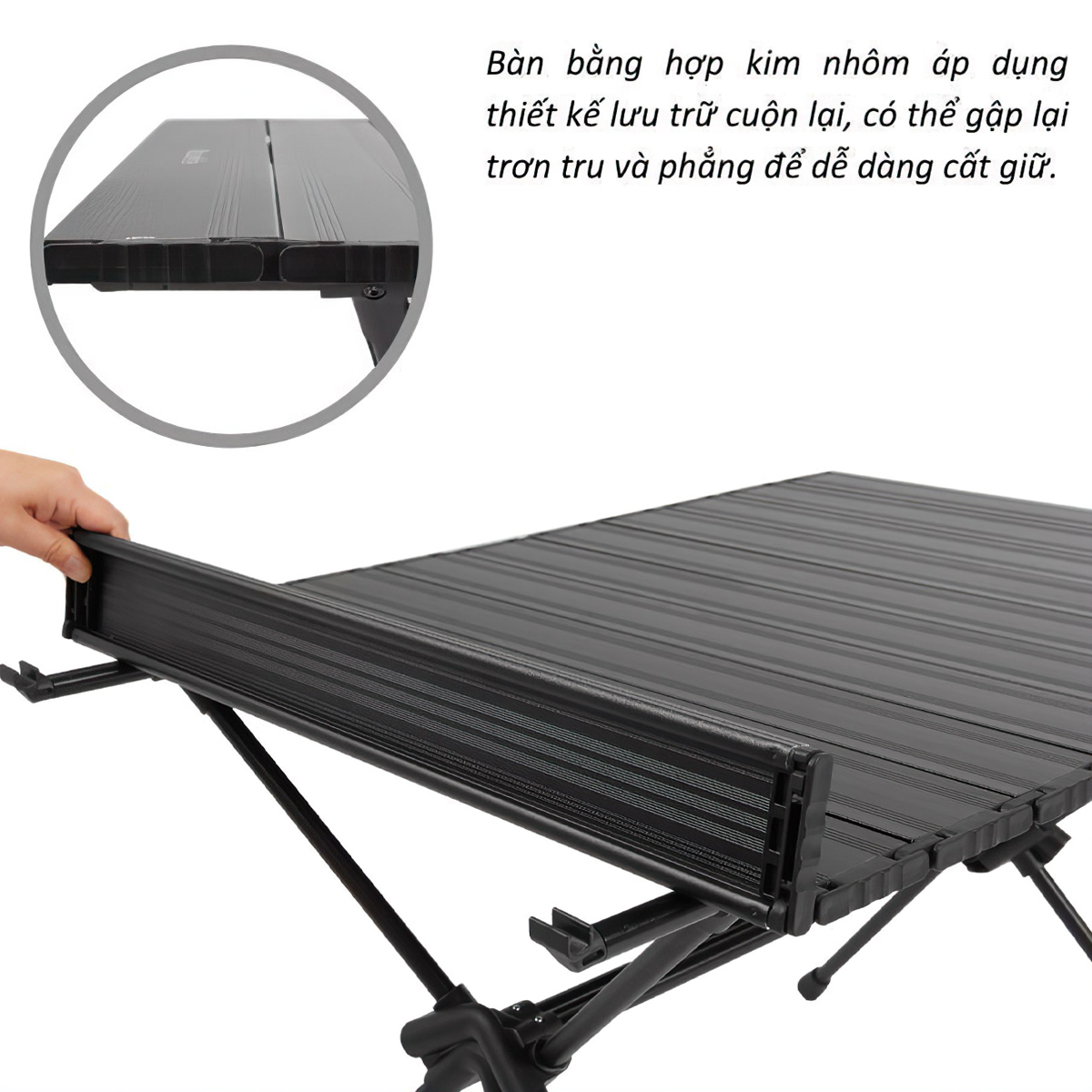 Naturehike CNH22JU037 Bàn Nhôm Xếp Gọn Cắm Trại FT11