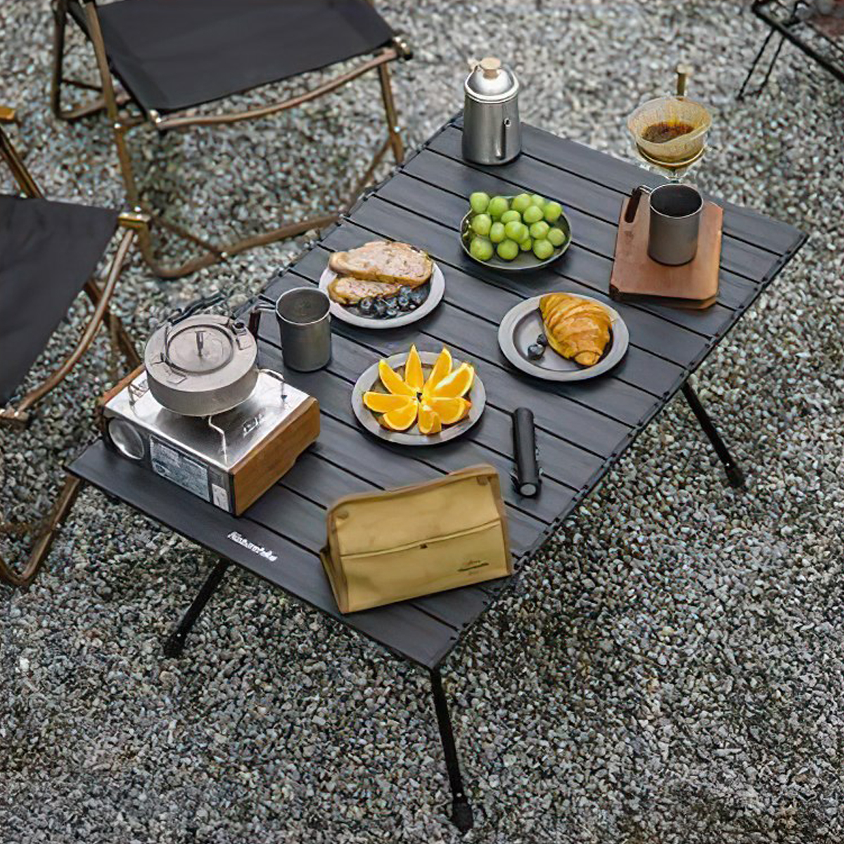 Naturehike CNH22JU037 Bàn Nhôm Xếp Gọn Cắm Trại FT11