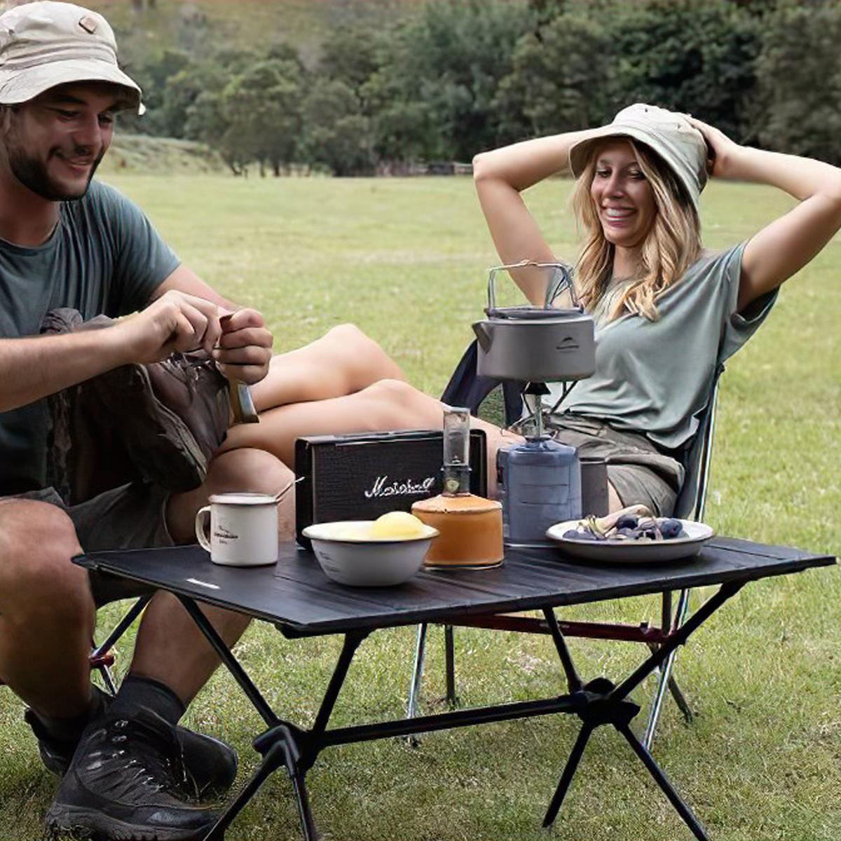 Naturehike CNH22JU037 Bàn Nhôm Xếp Gọn Cắm Trại FT11