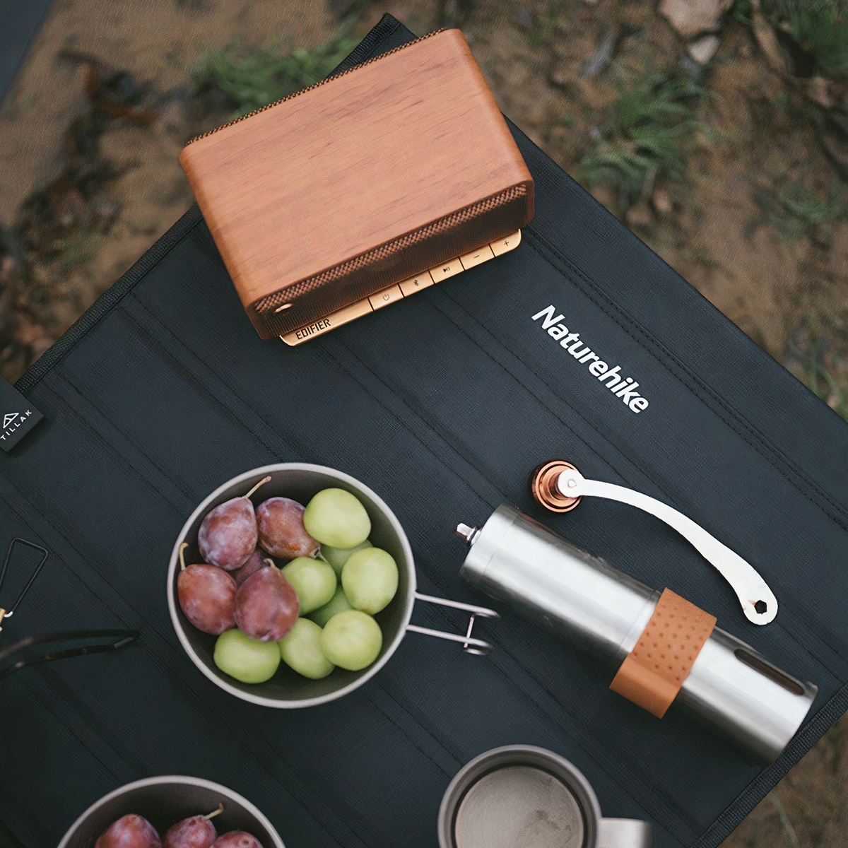 NatureHike Bàn Cắm Trại Vải Cuộn Gấp Gọn