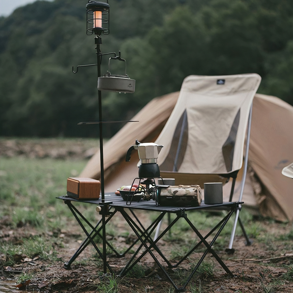 NatureHike Bàn Cắm Trại Vải Cuộn Gấp Gọn