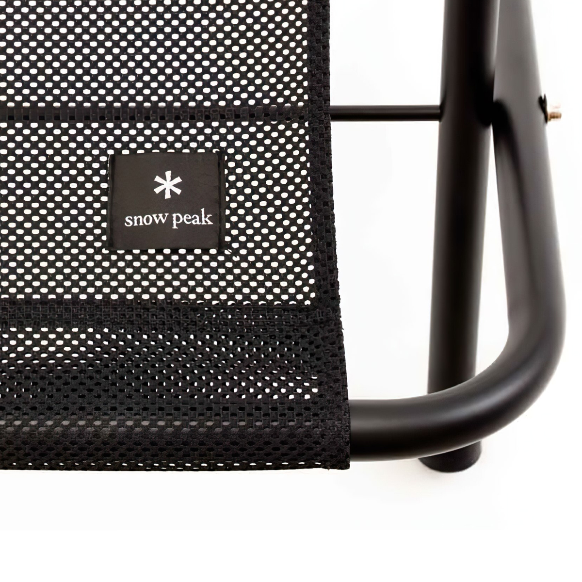 Băng ghế lưới Cắm Trại Du Lịch Snowpeak Mesh FD Bench Black