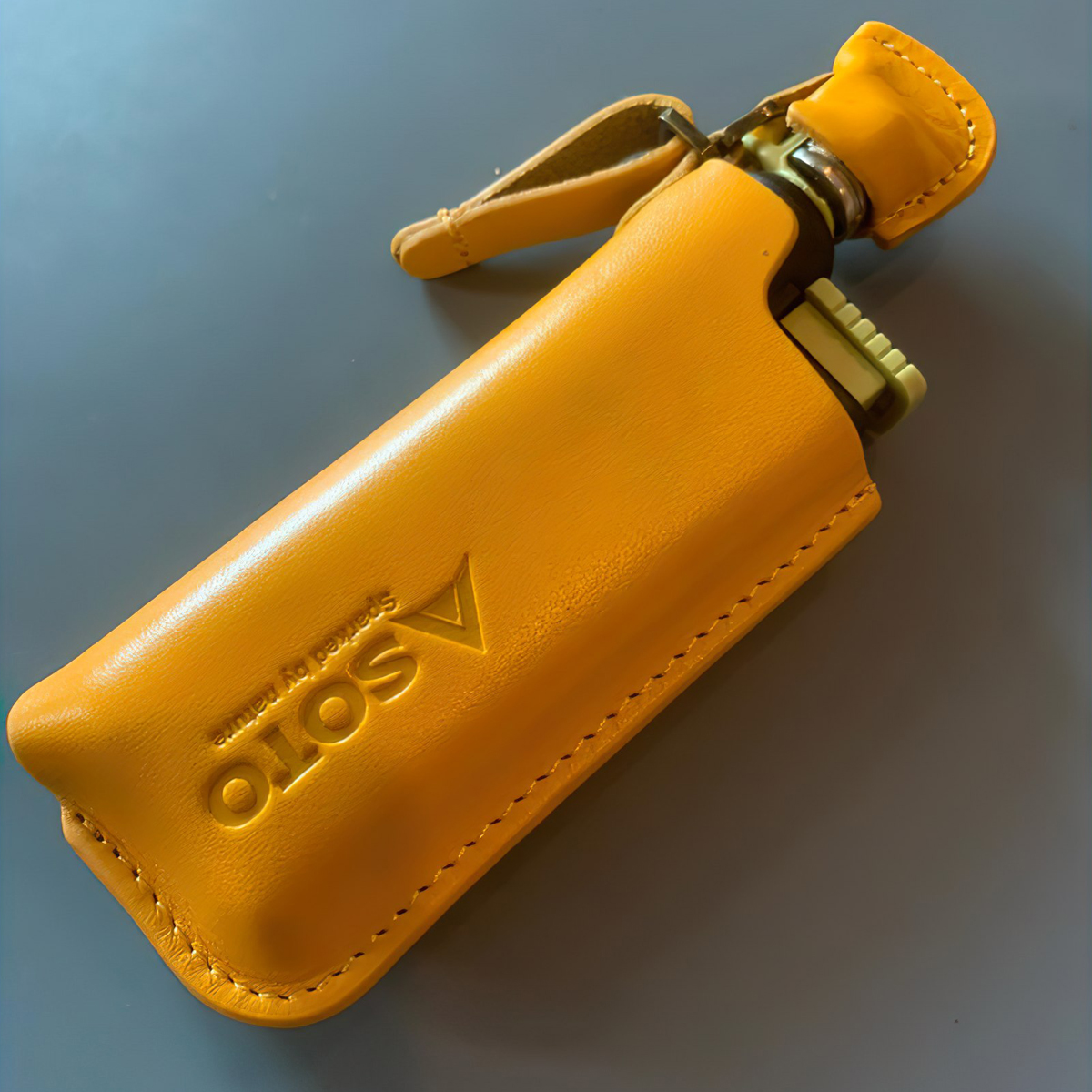 Bao Da Bật Lửa Cắm Trại Du Lịch Soto Slide Gas Torch Leather Case