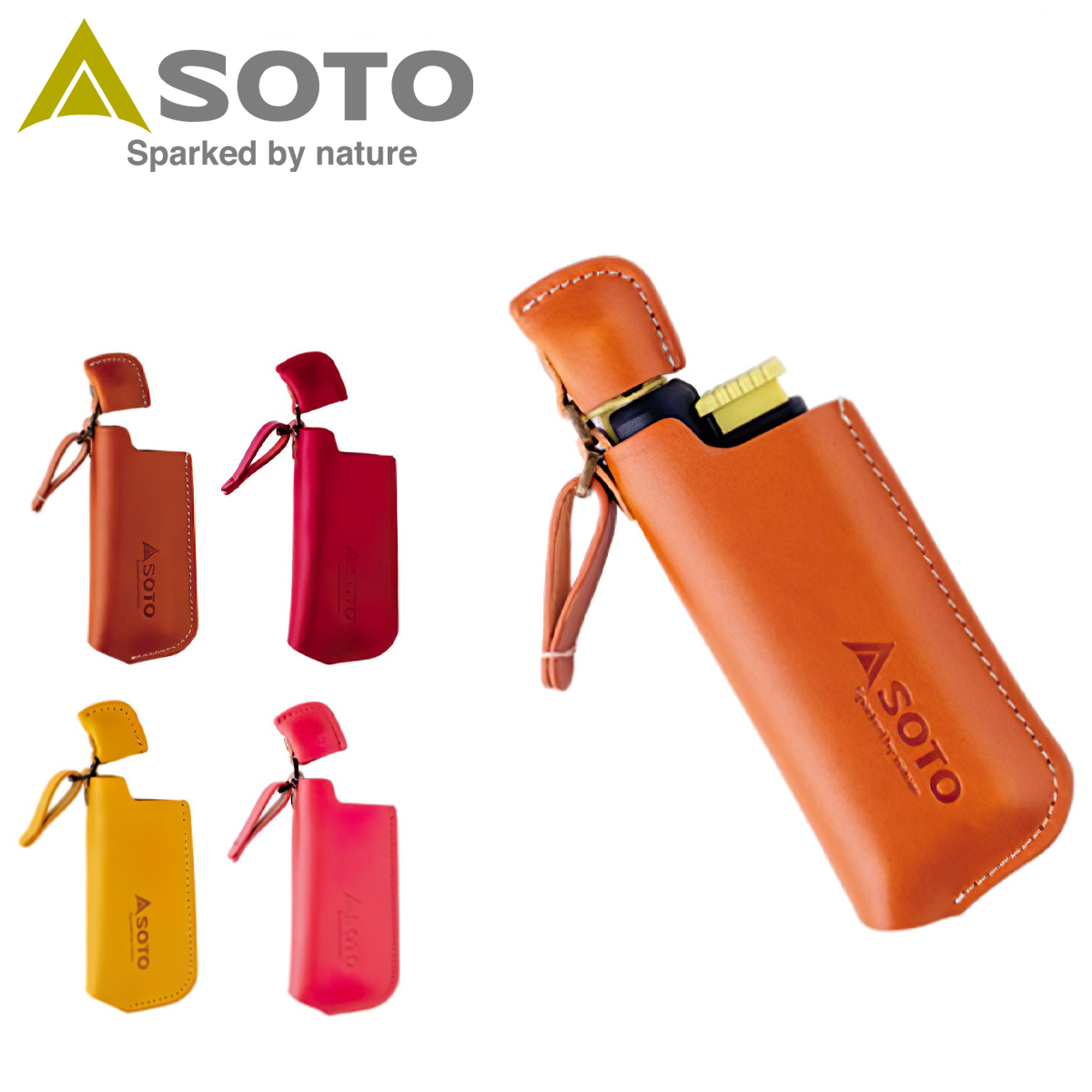 Bao Da Bật Lửa Cắm Trại Du Lịch Soto Slide Gas Torch Leather Case