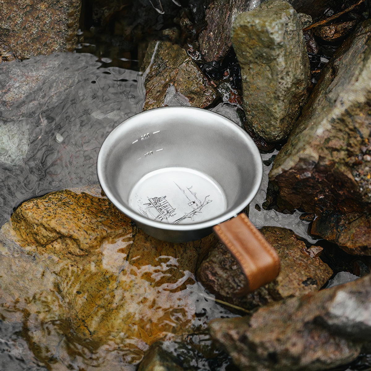 Naturehike Bát Cá Nhân Inox Glamping – Đi Rừng, Cắm Trại