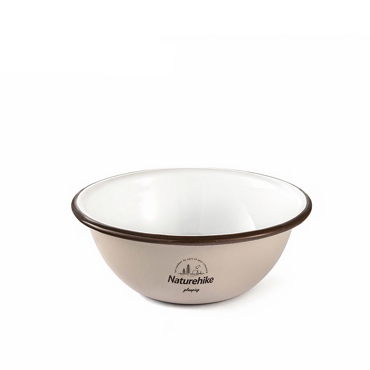 Naturehike Bát Đĩa Cắm Trại Du Lịch Tráng Men