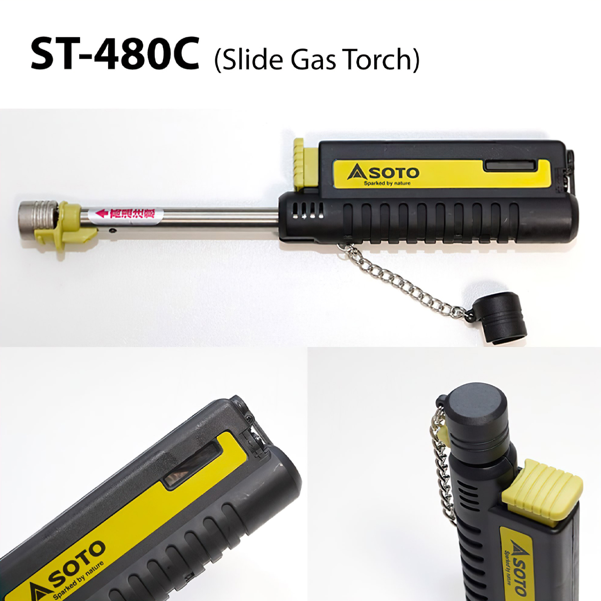 Bật Lửa Cắm Trại Du Lịch Soto Slide Gas Torch