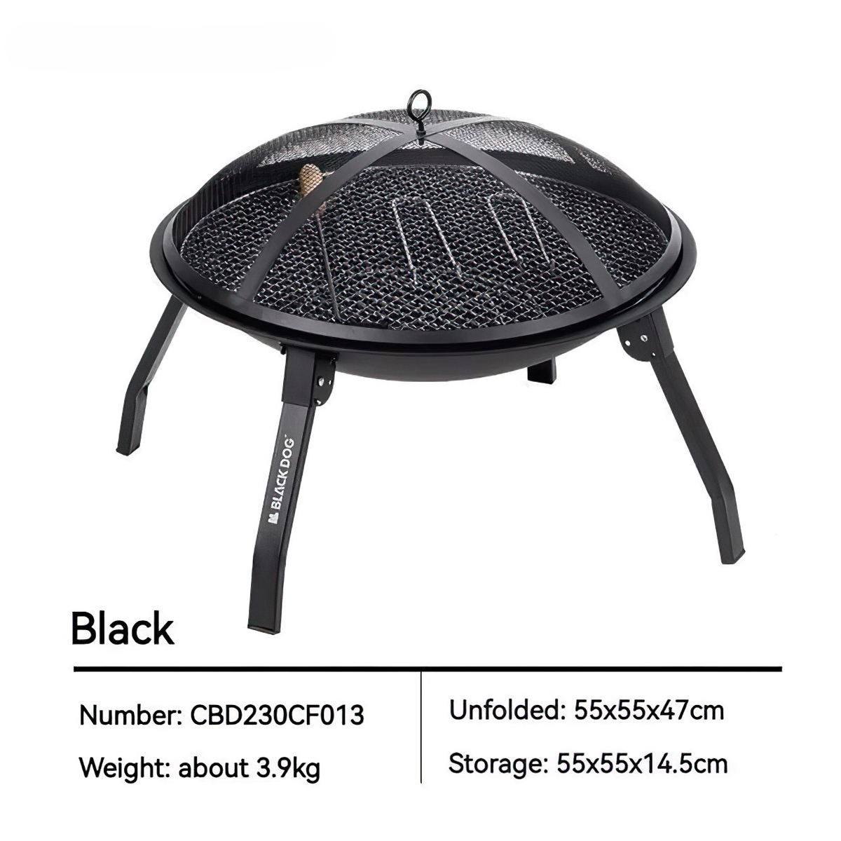 Blackdog Cbd230Cf013 Bếp Cắm Trại Hố Lửa -  Lò Gấp