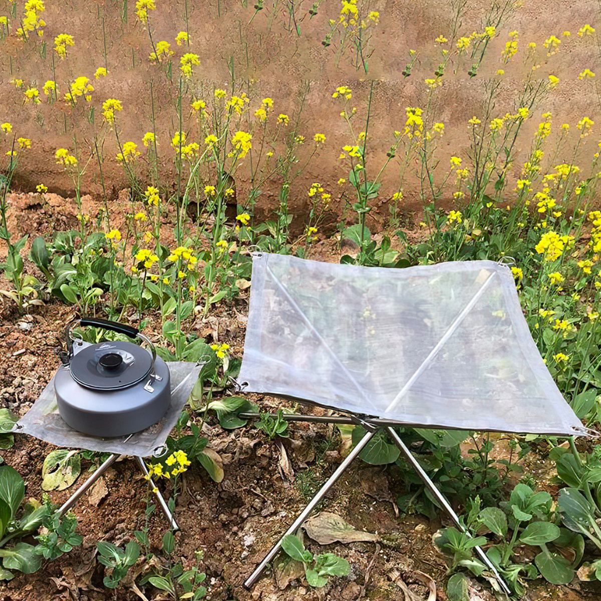 Campingmoon Mt-011-W Phụ Kiện Vỉ Lưới Giá Đốt Củi