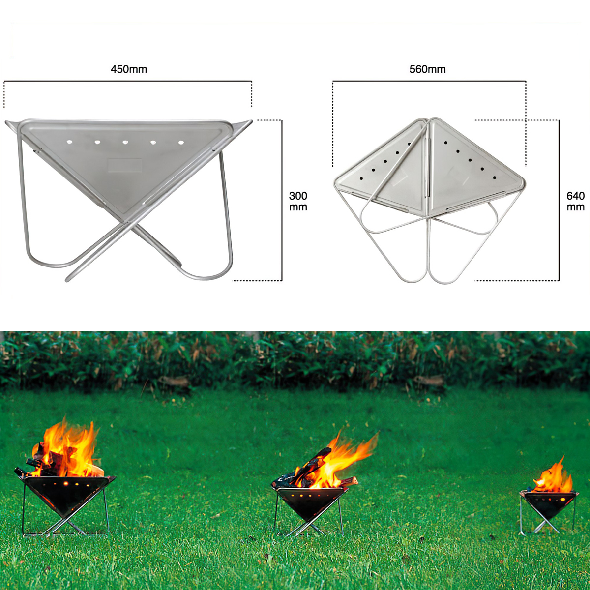 Bếp Củi Cắm Trại Du Lịch Snowpeak Pack & Carry L Fireplace