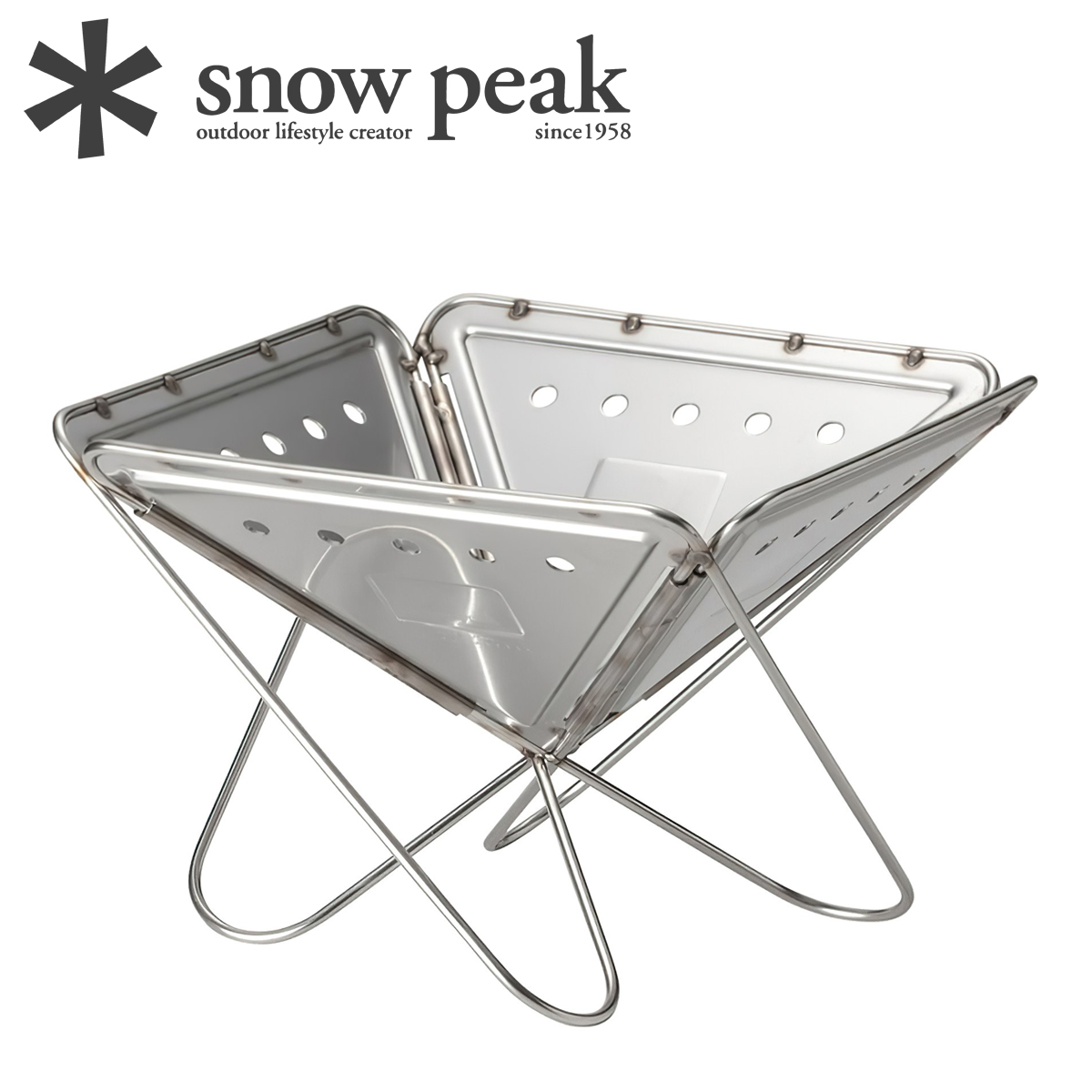 Bếp Củi Cắm Trại Du Lịch Snowpeak Pack & Carry S Fireplace