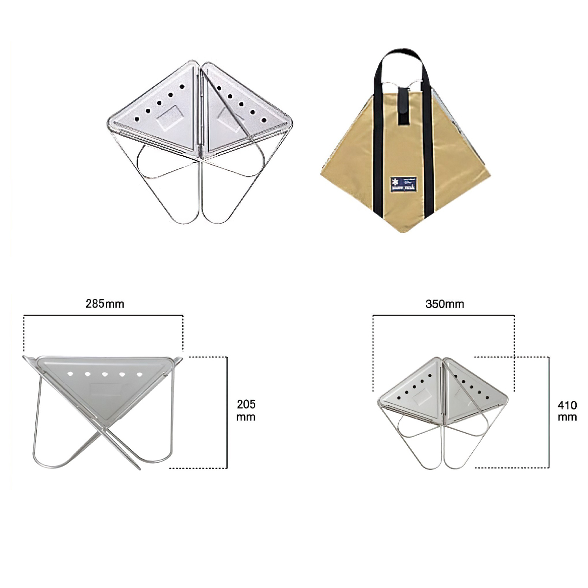 Bếp Củi Cắm Trại Du Lịch Snowpeak Pack & Carry S Fireplace