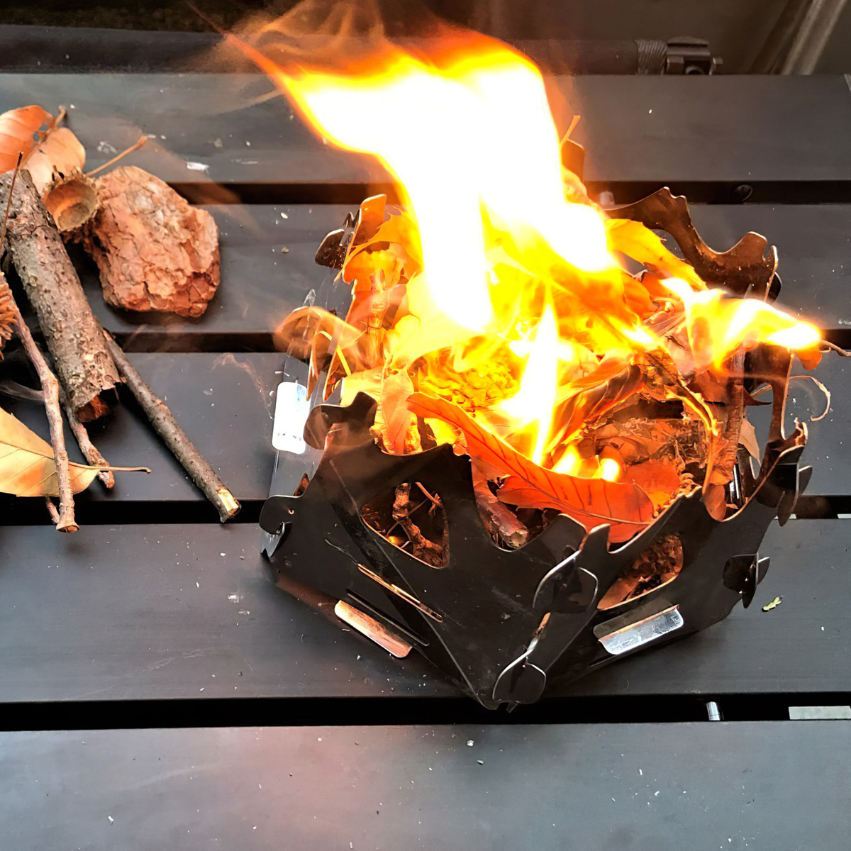 Bếp Củi Cắm Trại Du Lịch Soto Fire Base Hexa