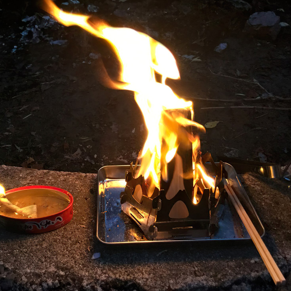 Bếp Củi Cắm Trại Du Lịch Soto Fire Base Hexa