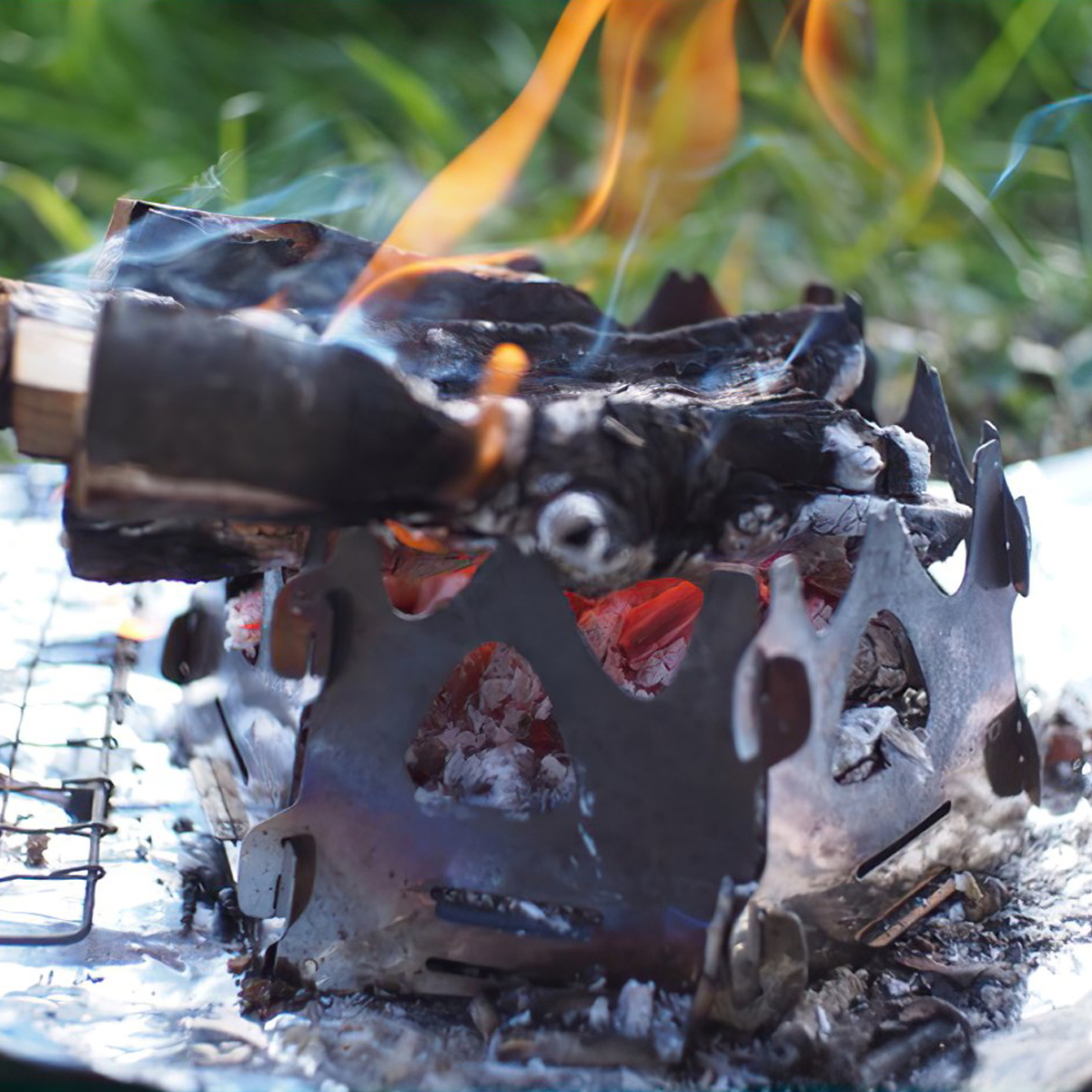 Bếp Củi Cắm Trại Du Lịch Soto Fire Base Hexa