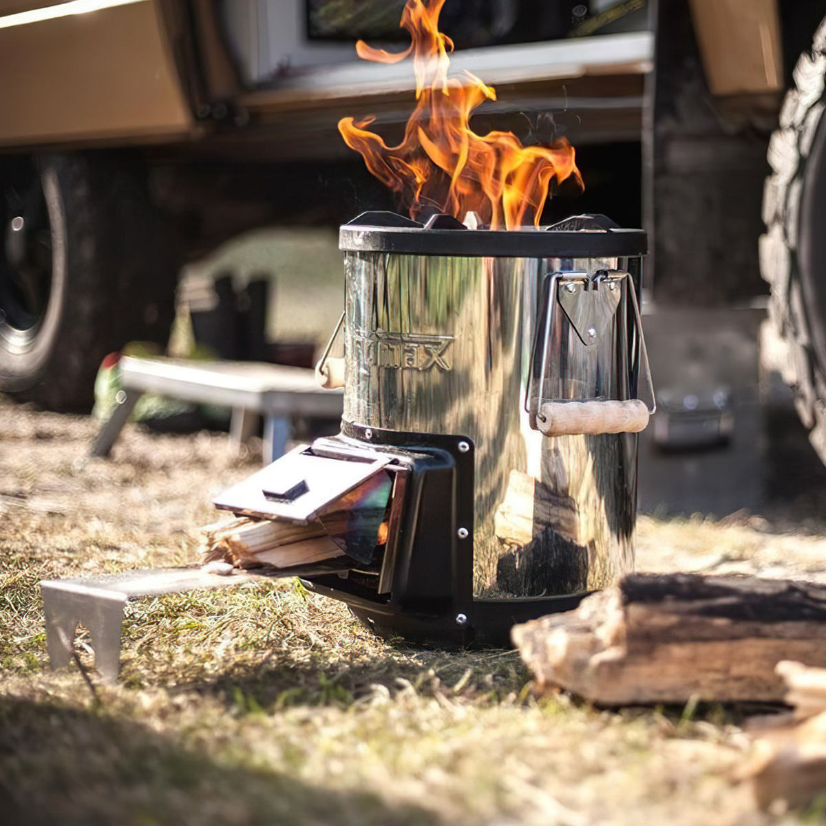 Petromax Rocket Stove RF33 Bếp Củi Cắm Trại