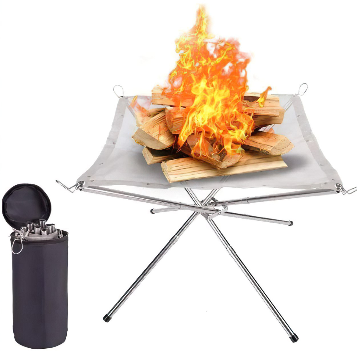 Bếp Củi/Than Ngoài Trời Cắm Trại Campingmoon MT-012